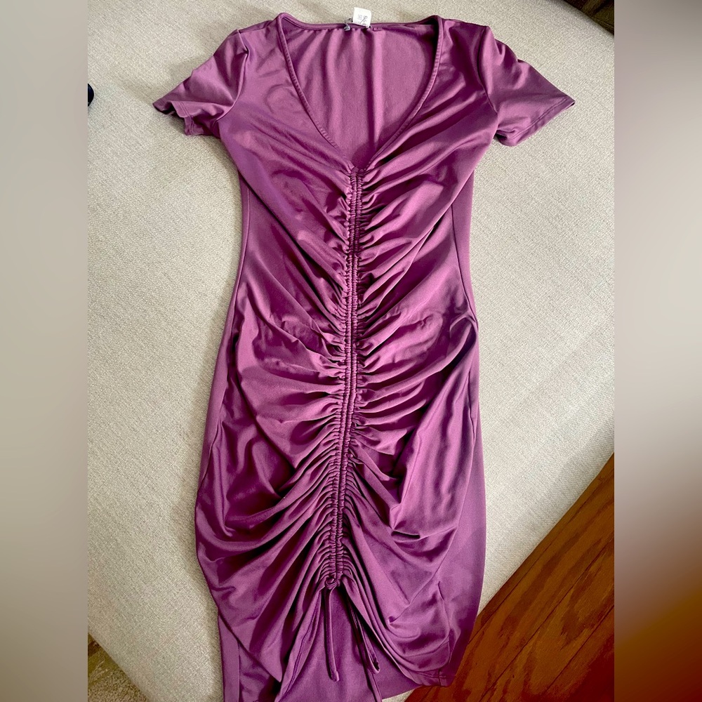 Mauve/Purple Stretch Mini Dress 💕